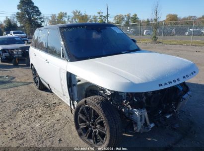 2021 LAND ROVER RANGE ROVER White  Gasoline SALGR2SU6MA418667 photo #1