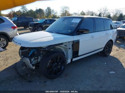 2021 LAND ROVER RANGE ROVER White  Gasoline SALGR2SU6MA418667 photo #3