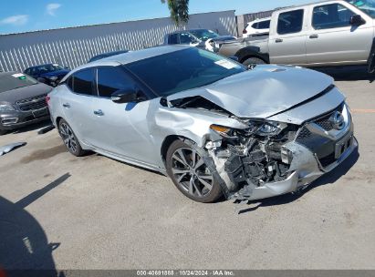 2017 NISSAN MAXIMA 3.5 SV Gray  Gasoline 1N4AA6AP9HC397966 photo #1