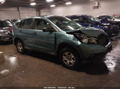 2014 HONDA CR-V LX Blue  Gasoline 2HKRM4H3XEH661711 photo #1