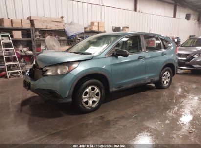 2014 HONDA CR-V LX Blue  Gasoline 2HKRM4H3XEH661711 photo #3