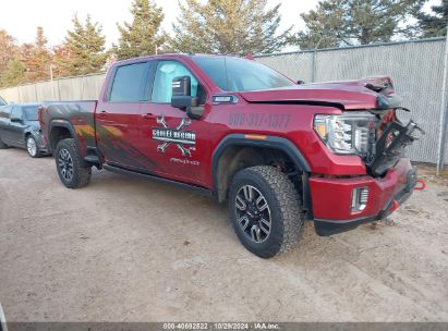 2023 GMC SIERRA 2500HD 4WD  LONG BED AT4/4WD  STANDARD BED AT4 Red  Diesel 1GT49PEY4PF144186 photo #1