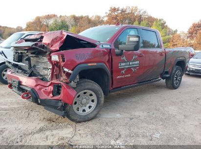 2023 GMC SIERRA 2500HD 4WD  LONG BED AT4/4WD  STANDARD BED AT4 Red  Diesel 1GT49PEY4PF144186 photo #3