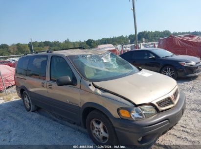 2005 PONTIAC MONTANA M16 W/1SA PKG. Gold  Gasoline 1GMDV23E25D120481 photo #1