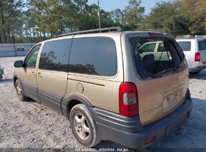 2005 PONTIAC MONTANA M16 W/1SA PKG. Gold  Gasoline 1GMDV23E25D120481 photo #4