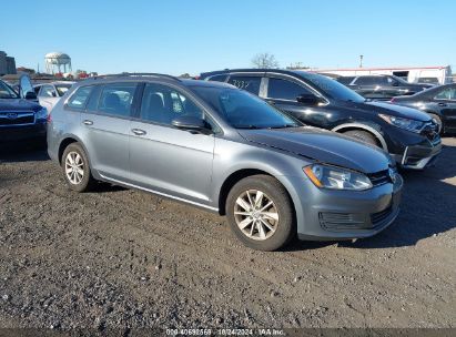 2016 VOLKSWAGEN GOLF SPORTWAGEN TSI S 4-DOOR Dark Blue  Gasoline 3VWC17AU6GM508448 photo #1