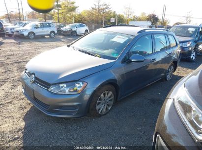 2016 VOLKSWAGEN GOLF SPORTWAGEN TSI S 4-DOOR Dark Blue  Gasoline 3VWC17AU6GM508448 photo #3