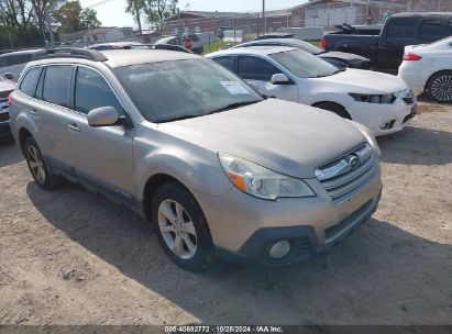 2014 SUBARU OUTBACK 2.5I PREMIUM Gray  Gasoline 4S4BRBCC6E3221197 photo #1