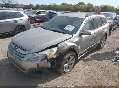 2014 SUBARU OUTBACK 2.5I PREMIUM Gray  Gasoline 4S4BRBCC6E3221197 photo #3