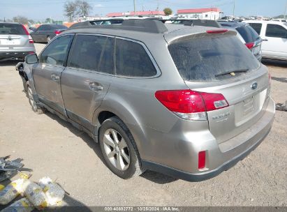 2014 SUBARU OUTBACK 2.5I PREMIUM Gray  Gasoline 4S4BRBCC6E3221197 photo #4