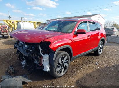 2024 VOLKSWAGEN ATLAS 2.0T SEL Red  Gasoline 1V2BR2CA9RC516107 photo #3