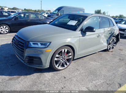 2019 AUDI SQ5 3.0T PREMIUM Gray  Gasoline WA1B4AFY0K2116350 photo #3