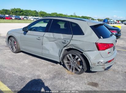 2019 AUDI SQ5 3.0T PREMIUM Gray  Gasoline WA1B4AFY0K2116350 photo #4