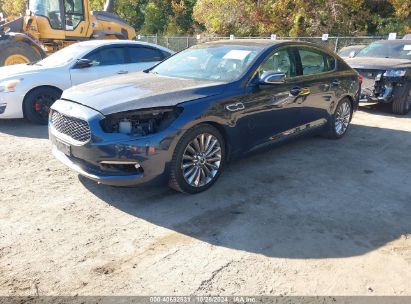 2015 KIA K900 LUXURY Dark Blue  Gasoline KNALW4D45F6017590 photo #3