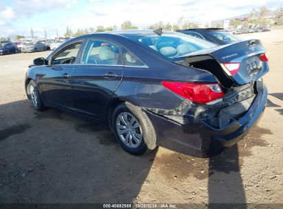 2012 HYUNDAI SONATA GLS Dark Blue  Gasoline 5NPEB4AC1CH491752 photo #4