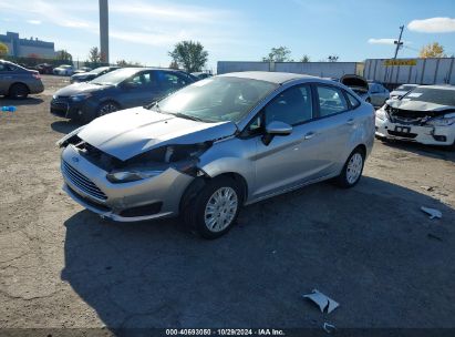 2014 FORD FIESTA S Silver  Gasoline 3FADP4AJ8EM222162 photo #3