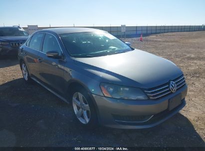 2013 VOLKSWAGEN PASSAT 2.5L SE Gray  Gasoline 1VWBP7A36DC088754 photo #1