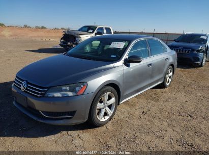 2013 VOLKSWAGEN PASSAT 2.5L SE Gray  Gasoline 1VWBP7A36DC088754 photo #3