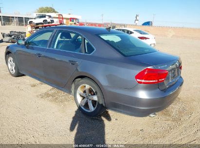 2013 VOLKSWAGEN PASSAT 2.5L SE Gray  Gasoline 1VWBP7A36DC088754 photo #4