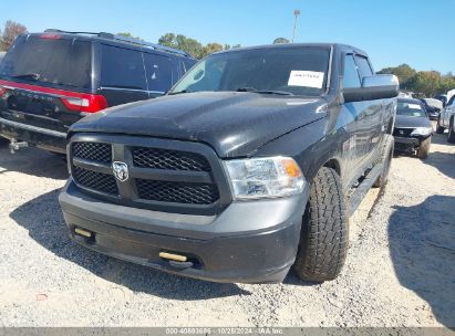 2017 RAM 1500 TRADESMAN  4X4 5'7 BOX Black  Gasoline 3C6RR7KT5HG544666 photo #3