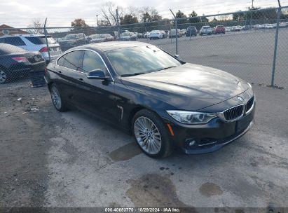 2016 BMW 435I GRAN COUPE Black  Gasoline WBA4B1C59GG241868 photo #1