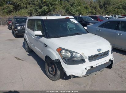 2012 KIA SOUL White  Gasoline KNDJT2A51C7442282 photo #1