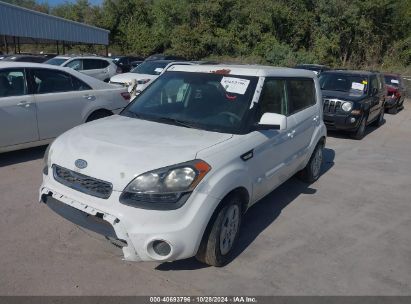 2012 KIA SOUL White  Gasoline KNDJT2A51C7442282 photo #3