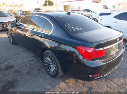 2012 BMW 740LI Black  Gasoline WBAKB4C51CC576374 photo #4