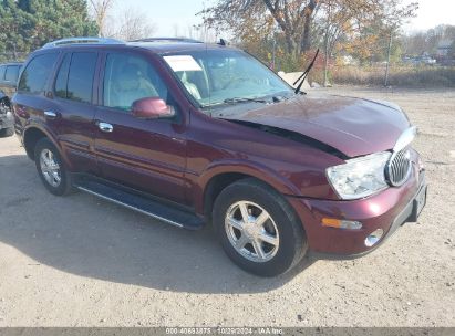 2007 BUICK RAINIER CXL Maroon  Gasoline 5GADT13S072192273 photo #1