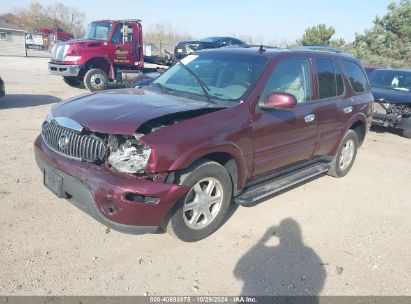 2007 BUICK RAINIER CXL Maroon  Gasoline 5GADT13S072192273 photo #3