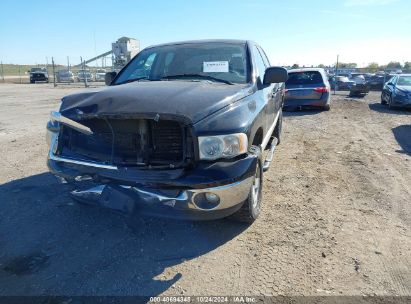 2004 DODGE RAM 1500 SLT/LARAMIE Black  Gasoline 1D7HU18N04S593226 photo #3