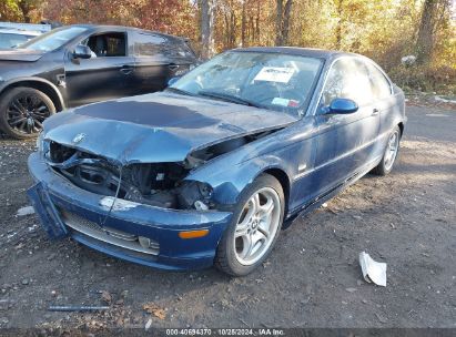 2002 BMW 330CI Blue  Gasoline WBABN53402JU27551 photo #3