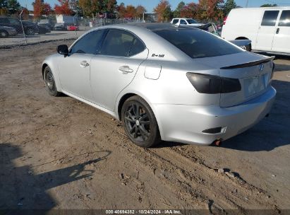 2007 LEXUS IS 350 Silver  Gasoline JTHBE262872011629 photo #4