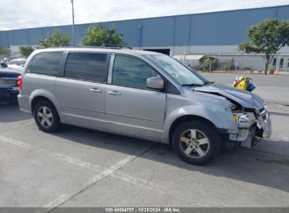 2013 DODGE GRAND CARAVAN SXT Silver  Flexible Fuel 2C4RDGCG2DR651168 photo #1