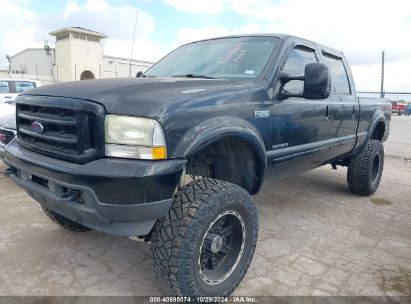 2003 FORD F-250 LARIAT/XL/XLT Black  Diesel 1FTNW21F93EA94647 photo #3