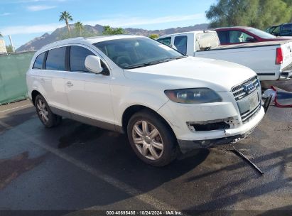 2008 AUDI Q7 3.6 PREMIUM White  Gasoline WA1BY74L98D031132 photo #1