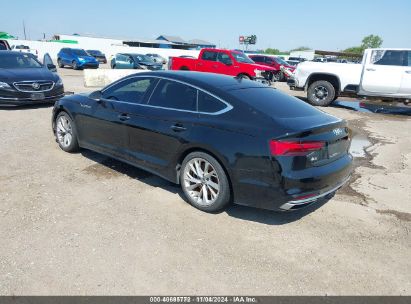 2020 AUDI A5 SPORTBACK PREMIUM 45 TFSI QUATTRO S TRONIC Black  Gasoline WAUANCF54LA005157 photo #4