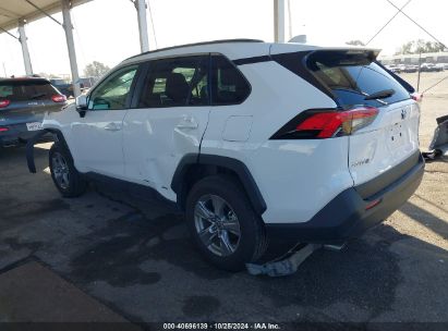 2024 TOYOTA RAV4 HYBRID XLE White  Hybrid 2T3RWRFV9RW187633 photo #4