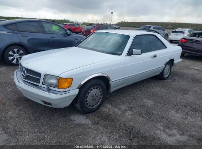 1990 MERCEDES-BENZ 560 SEC White  Gasoline WDBCA45E3LA557116 photo #3