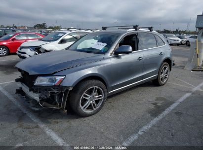 2013 AUDI Q5 2.0T PREMIUM Gray  Flexible Fuel WA1LFAFP7DA081353 photo #3