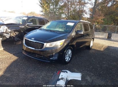 2017 KIA SEDONA LX Black  Gasoline KNDMB5C19H6237852 photo #3