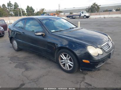 2002 MERCEDES-BENZ C 230 Black  Gasoline WDBRN47J52A358866 photo #1