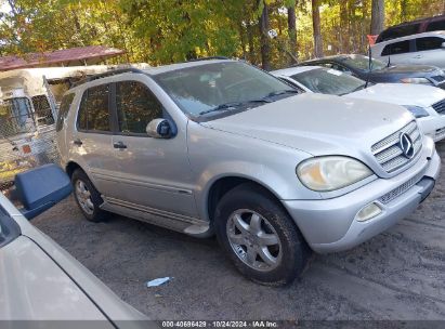 2003 MERCEDES-BENZ ML 350 Silver  Gasoline 4JGAB57E73A438604 photo #1