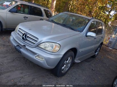 2003 MERCEDES-BENZ ML 350 Silver  Gasoline 4JGAB57E73A438604 photo #3