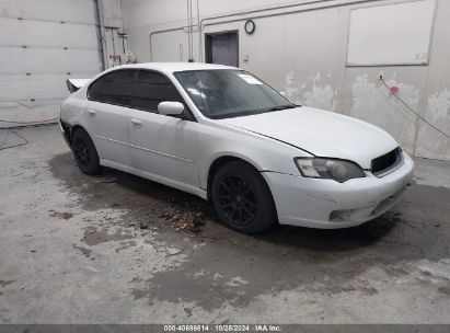 2005 SUBARU LEGACY 2.5I White  Gasoline 4S3BL616057225555 photo #1