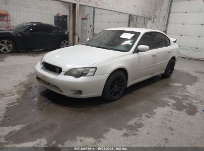 2005 SUBARU LEGACY 2.5I White  Gasoline 4S3BL616057225555 photo #3