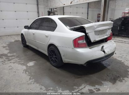 2005 SUBARU LEGACY 2.5I White  Gasoline 4S3BL616057225555 photo #4