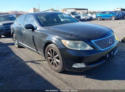 2008 LEXUS LS 460 Black  Gasoline JTHBL46FX85072792 photo #1