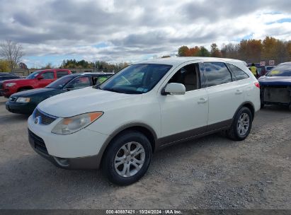 2008 HYUNDAI VERACRUZ GLS/LIMITED/SE White  Gasoline KM8NU13C68U031694 photo #3