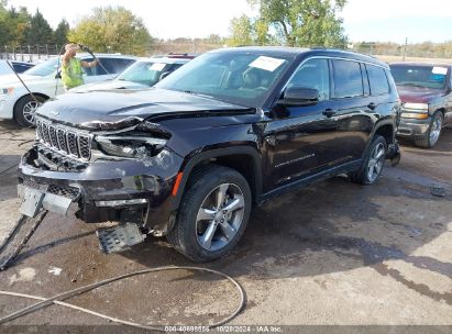 2022 JEEP GRAND CHEROKEE L LIMITED 4X2 Black  Gasoline 1C4RJJBG2N8568618 photo #3